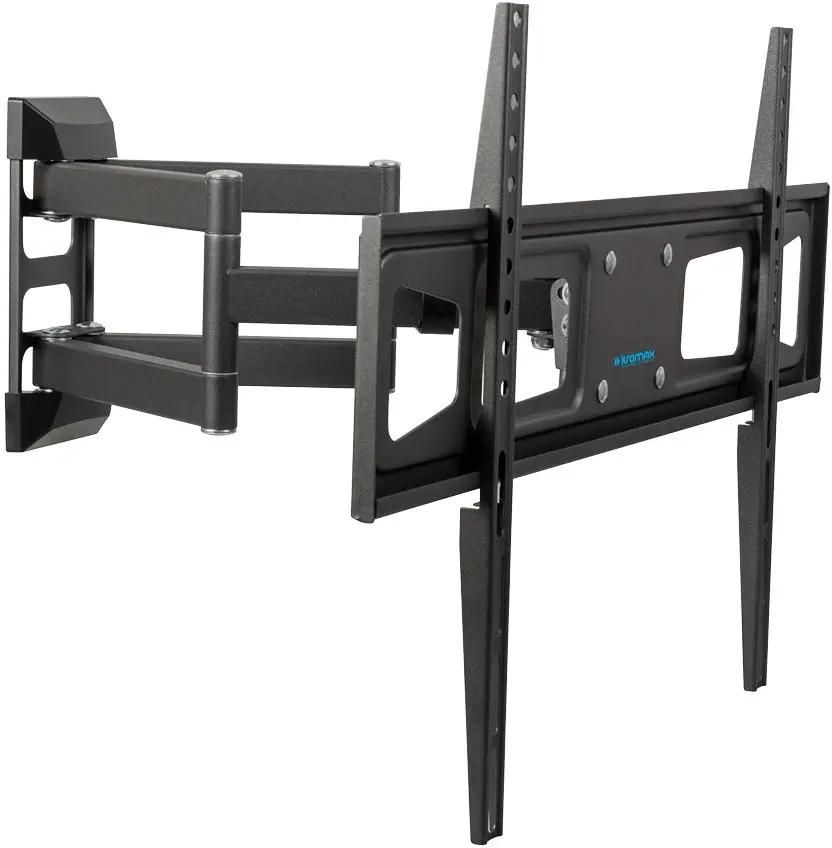 Кронштейн для телевизора Kromax CORBEL-11, 32-75", настенный, поворот и наклон,  титан [90595]